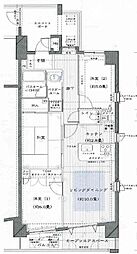 グランシティ目白台 2階3LDKの間取り