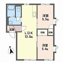 パールグレイス 102 ｜ 宮城県仙台市太白区松が丘42-13（賃貸アパート2LDK・1階・50.00㎡） その2