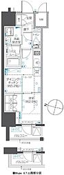 ズーム本郷 1DKの間取図画像