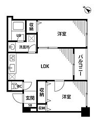 T'sgarden多摩センター 2LDKの間取図画像