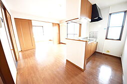 京王相模原線 多摩境駅 徒歩13分の賃貸アパート 1階2LDKのリビング/ダイニング