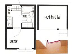 ライフピアカノン 1階1Kの間取り