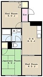 泉ハイツ 3DKの間取図画像