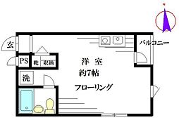 グランド高円寺 ワンルームの間取図画像