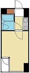クリオ入谷壱番館 1Kの間取図画像