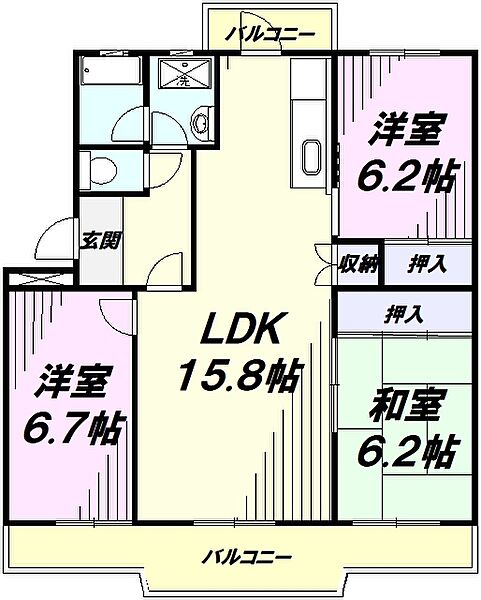 画像2:間取図