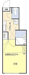 ピアッツァ新宿 1Kの間取図画像