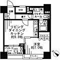 レジディア勝どき6階17.2万円