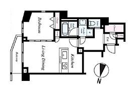 MAXIV scene 墨田 4階1LDKの間取り
