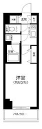 DIPS小竹向原 1Kの間取図画像