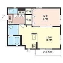 セレッソ　Ｄ 00101 ｜ 神奈川県厚木市林３丁目8-7（賃貸アパート1LDK・1階・43.75㎡） その2