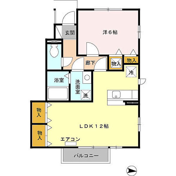 ロワジール　I 103｜東京都八王子市小比企町(賃貸アパート1LDK・1階・45.50㎡)の写真 その2