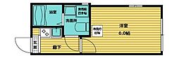 セゾン・ド・シュシュ 1Kの間取図画像