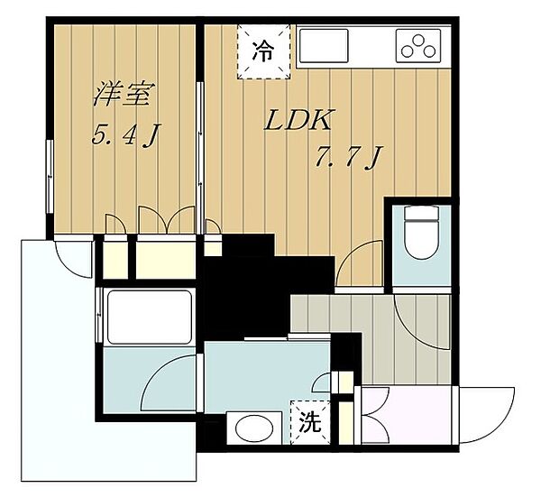 神奈川県座間市相模が丘１丁目(賃貸マンション1DK・9階・37.98㎡)の写真 その2