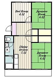 LUCKハイツカルパ 2階