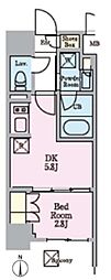 LIVIOMAISON木場 1DKの間取図画像