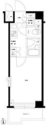 ルーブル狛江 1Kの間取図画像