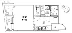 creal落合南長崎 1Kの間取図画像