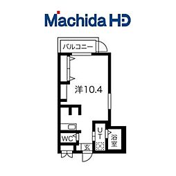 神戸市西神・山手線 妙法寺駅 徒歩7分の賃貸アパート 1階ワンルームの間取り