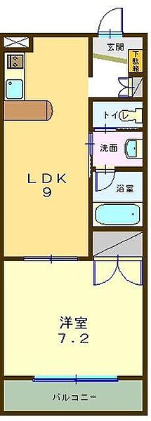 ＷＡＫＡＢＡ　　ガーデン　ＨＩＬＬ‘Ｓ 205｜静岡県沼津市若葉町(賃貸マンション1LDK・2階・37.80㎡)の写真 その2