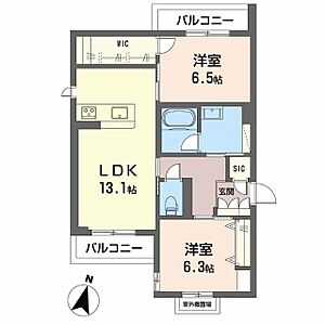 間取り：間取図