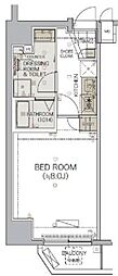 リヴシティ御茶ノ水 1Kの間取図画像