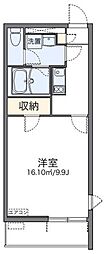 レオネクストラピス オリゾン 1階1Kの間取り