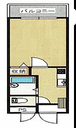 JR東海道・山陽本線 塚本駅 徒歩5分の賃貸マンション 1階1Kの間取り