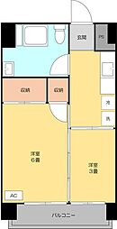 メゾン滝野川 2Kの間取図画像