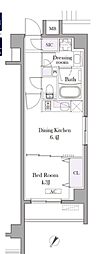 IPSE目黒中町 1DKの間取図画像
