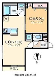 間取図画像 1LDK