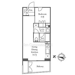 間取図画像 1LDK