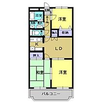 ユーミーマンション山西 303 ｜ 岡山県津山市高野山西（賃貸マンション3LDK・3階・61.86㎡） その2