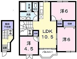 ウィンドール21 3LDKの間取図画像