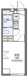 レオパレスステラ 1Kの間取図画像