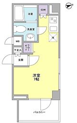 リバーレ秋葉原 ワンルームの間取図画像