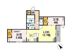 ドムスクレスト清新二丁目 3階/302