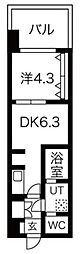 SEASONFLATS蔵前春日通り 1DKの間取図画像