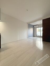 JR片町線(学研都市線) 鴻池新田駅 徒歩8分の賃貸アパート 1階1LDKのリビング/ダイニング