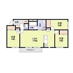 間取図画像 3LDK