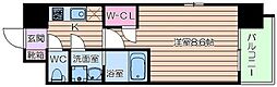 Aden谷町 1Kの間取図画像