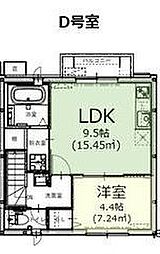 プレミアムガレージハウス上尾壱丁目東 1LDKの間取図画像