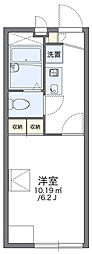 レオパレス匠 1階1Kの間取り