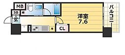 JR東海道・山陽本線 元町駅 徒歩8分の賃貸マンション 10階1Kの間取り