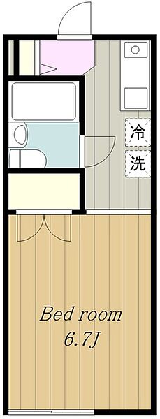 神奈川県座間市緑ケ丘４丁目(賃貸アパート1K・1階・19.87㎡)の写真 その2