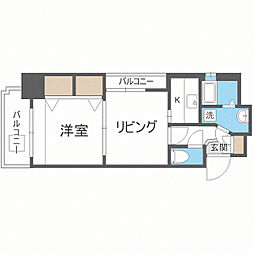 エステート・モア今泉 2Kの間取図画像