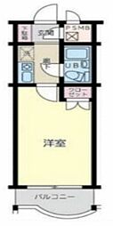 日神パレス桜台第2 1Kの間取図画像