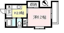 ソフィア向ヶ丘 1Kの間取図画像