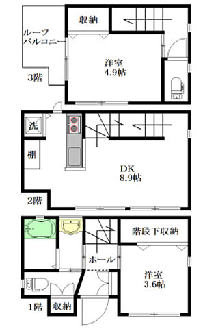 ホームズ 中野区弥生町2丁目ヘーベルハウス 2dk 賃料19万円 58 11 賃貸一戸建て住宅情報