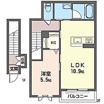 クローバーガーデン 00202 ｜ 埼玉県和光市新倉１丁目10-40（賃貸アパート1LDK・2階・46.72㎡） その2